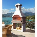 VRTNI KAMIN SAROM COLUMBIA BETONSKI