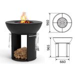 VRTNO KURIŠČE HERGOM FIRE PIT S STOJALOM – predstavitvena slika