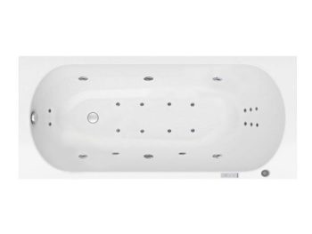 WELLNESS KAD MASAŽNA KOLPA SAN BETTY 170X75/MO-2 VITAL + MIKROŠOBE Z OBLOGO