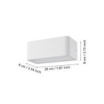 DEKORAT. STENSKA SVETILKA EGLO SANIA 4 10W L=20 CM – predstavitvena slika