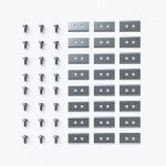 DEL ZA ROBOTSKO KOSILNICO MAMMOTION KOMPLET NOŽEV 24 KOS (LUBA1, LUBA2, LUBA2X)