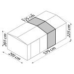 DODATKI ZA KOVINSKE HIŠKE VITAVIA RAZŠIRITVENI ELEMENT 410 – predstavitvena slika