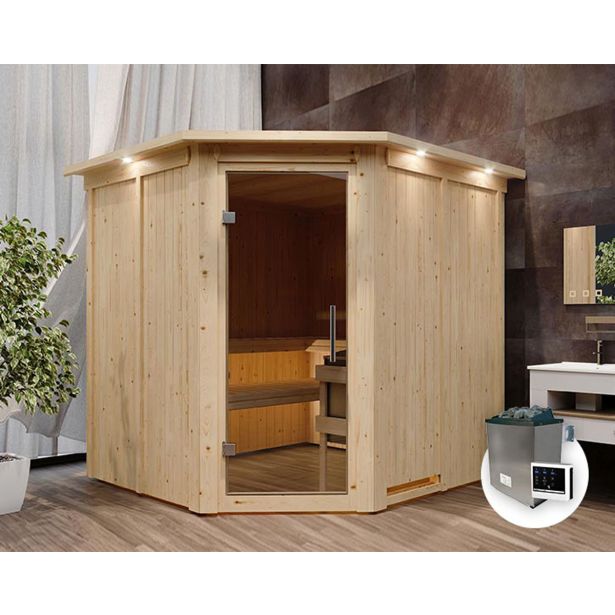 FINSKA SAVNA JARIN 7+9KW GRELEC ZR KOTNI VHOD+STREŠ.VENEC FINSKA SAVNA JARIN 7+9KW GRELEC ZR KOTNI VHOD+STREŠ.VENEC