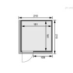 FINSKA SAVNA RODIN 2+9KW GRELEC NR PREDNJI VHOD+STREŠ.VENEC – predstavitvena slika