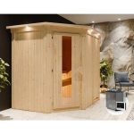 FINSKA SAVNA SIIRIN 2+ 9KW GRELEC BIO KOTNI VHOD+STREŠ.VENEC