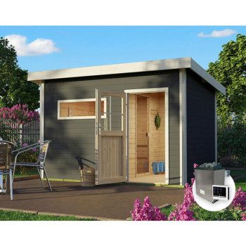 FINSKA SAVNA SKROLLAN 2+9KW GRELEC BIO ZEMELJSKA SIVA