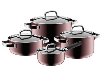 GARNITURA / SET POSODE WMF 4 DELNA FUSITEC MINERAL ROSE