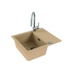GRANITAL POMIVALNO KORITO ALVEUS CADIT 10, G55 BEIGE 590X500 MM – predstavitvena slika