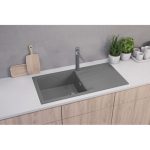 GRANITAL POMIVALNO KORITO ALVEUS CADIT 50, G81 CONCRETE 1000X500 MM – predstavitvena slika