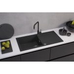 GRANITAL POMIVALNO KORITO ALVEUS CADIT 50, G91 CARBON 1000X500 MM – predstavitvena slika
