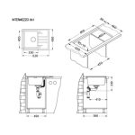 GRANITAL POMIVALNO KORITO ALVEUS INTERMEZZO 30 BEIGE G55 620X480 MM – predstavitvena slika