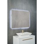 KLASIČNO OGLEDALO FEROTEHNA SHINE 80X100 LED S SENZORJEM GIBANJA – predstavitvena slika