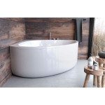 KOPALNA KAD KOTNA KOLPA SAN DOLORES 140X140 BELA Z OBLOGO – predstavitvena slika