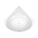 KOPALNA KAD KOTNA KOLPA SAN DOLORES 140X140 BELA Z OBLOGO – predstavitvena slika