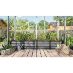 KOVINSKA VISOKA GREDA VITAVIA LINUS IN&OUT 401 L GRANIT/ČRNA – predstavitvena slika