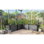 KOVINSKA VISOKA GREDA VITAVIA LINUS IN&OUT 401 M GRANIT/ČRNA – predstavitvena slika