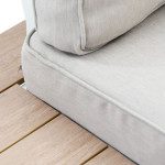 KOVINSKA VRTNA GARNITURA NATERIAL KOTNA CLARA, BELA ALU – predstavitvena slika