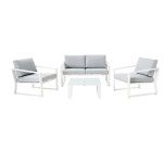 KOVINSKA VRTNA GARNITURA NATERIAL SET LYRA ALU – predstavitvena slika