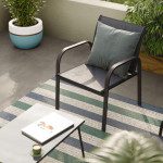 KOVINSKA VRTNA GARNITURA SET BEO, SIV – predstavitvena slika