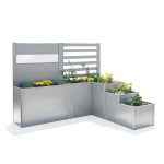 KOVINSKA VRTNA GREDA BIOHORT 201X250X168 CM DAVINCI RAZLIČICA 2 SREBRNA – predstavitvena slika