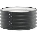 KOVINSKA VRTNA GREDA VITAVIA VITA OKROGLA 401 ČRNA – predstavitvena slika