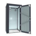 KOVINSKA VRTNA HIŠKA VITAVIA MARBURG 180X98X81 MAT ANTRACIT – predstavitvena slika