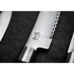 KUHINJSKI NOŽ KAI EUROPE WASABI BLACK ZA KRUH 23 CM 6723B – predstavitvena slika