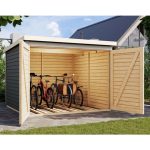 LESENA VRTNA HIŠKA KARIBU FAHRRADGARAGE 4 – predstavitvena slika