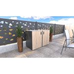 LETNA KUHINJA MS VISCOM KOTNI ALI SAMOSTOJNI LESNI DEKOR HRAST RUSTIK – predstavitvena slika