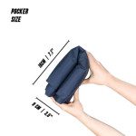 NAPIHLJIVA BLAZINA LAYON PODLOGA ZA SPANJE 200X65 CM TEMNO MODRA – predstavitvena slika