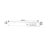 PODELEM. STENSKA SVETILKA RABALUX BILAL USB 18W L60CM – predstavitvena slika