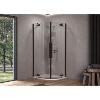 POLKROŽNA KAB. ZA PRHANJE KOLPA SAN R 100 B/1 POLARIS ČRNI PROF. PROZ. STEK.