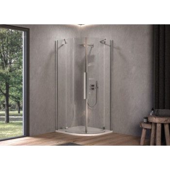 POLKROŽNA KAB. ZA PRHANJE KOLPA SAN R 100 SBR/1 POLARIS SILVER PROF. PROZ. STEK.