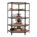 REGAL SIMONRACK WOODCLICK CORNER 5/300 1800 ANTRACIT/LES – predstavitvena slika