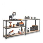 REGAL VONHAUS 5 POLIČNI ŠIROK HAMMERITE 1.8M – predstavitvena slika