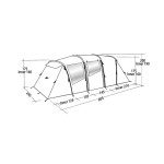 ŠOTOR EASY CAMP HUNTSVILLE TWIN 600 ZELENA – predstavitvena slika