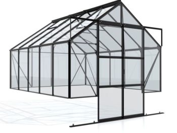STEKLEN RASTLINJAK VITAVIA CASSANDRA 8300, ESG 3 MM ČRNA