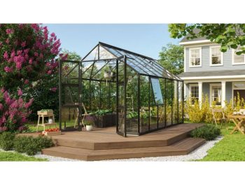 STEKLEN RASTLINJAK VITAVIA OLYMP 9900 ESG 3 MM ČRNA 254X257X386