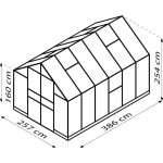 STEKLEN RASTLINJAK VITAVIA OLYMP 9900 ESG 3MM SMARAGDNA 254X257X386 – predstavitvena slika