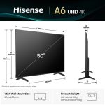 TELEVIZOR HISENSE 50A6Q – predstavitvena slika