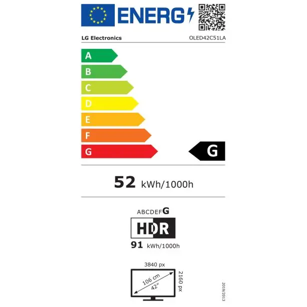 TELEVIZOR LG OLED42C51LA.AEU – predstavitvena slika