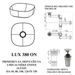 UMIVALNIK KOLPA SAN LUX 380 KERROCK ON GLOSS – predstavitvena slika