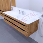 UMIVALNIŠKA ENOTA KOLPA SAN OUM 140 NATUR OAK – predstavitvena slika