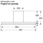 VGRADNA KUHINJSKA NAPA BOSCH DBB97AM60 – predstavitvena slika