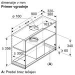 VGRADNA KUHINJSKA NAPA BOSCH DBB97AM60 – predstavitvena slika
