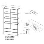VISOKA OMARICA KOLPA SAN N 1501/790 NW NAOMI VERTIKALNA – predstavitvena slika