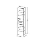 VISOKA OMARICA KOLPA SAN O 1752 WH OXANA BELA Z VRATI – predstavitvena slika