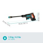 VISOKOTLAČNI ČISTILNIK GARDENA AQUACLEAN 24/18 V SET P4A – predstavitvena slika