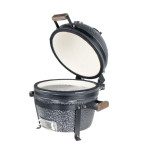 ŽAR NA OGLJE BIVA KERAMIČNI ŽAR 40.5 CM SIVI, NAMIZNI – predstavitvena slika