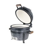 ŽAR NA OGLJE BIVA KERAMIČNI ŽAR 40.5 CM SIVI, NAMIZNI – predstavitvena slika